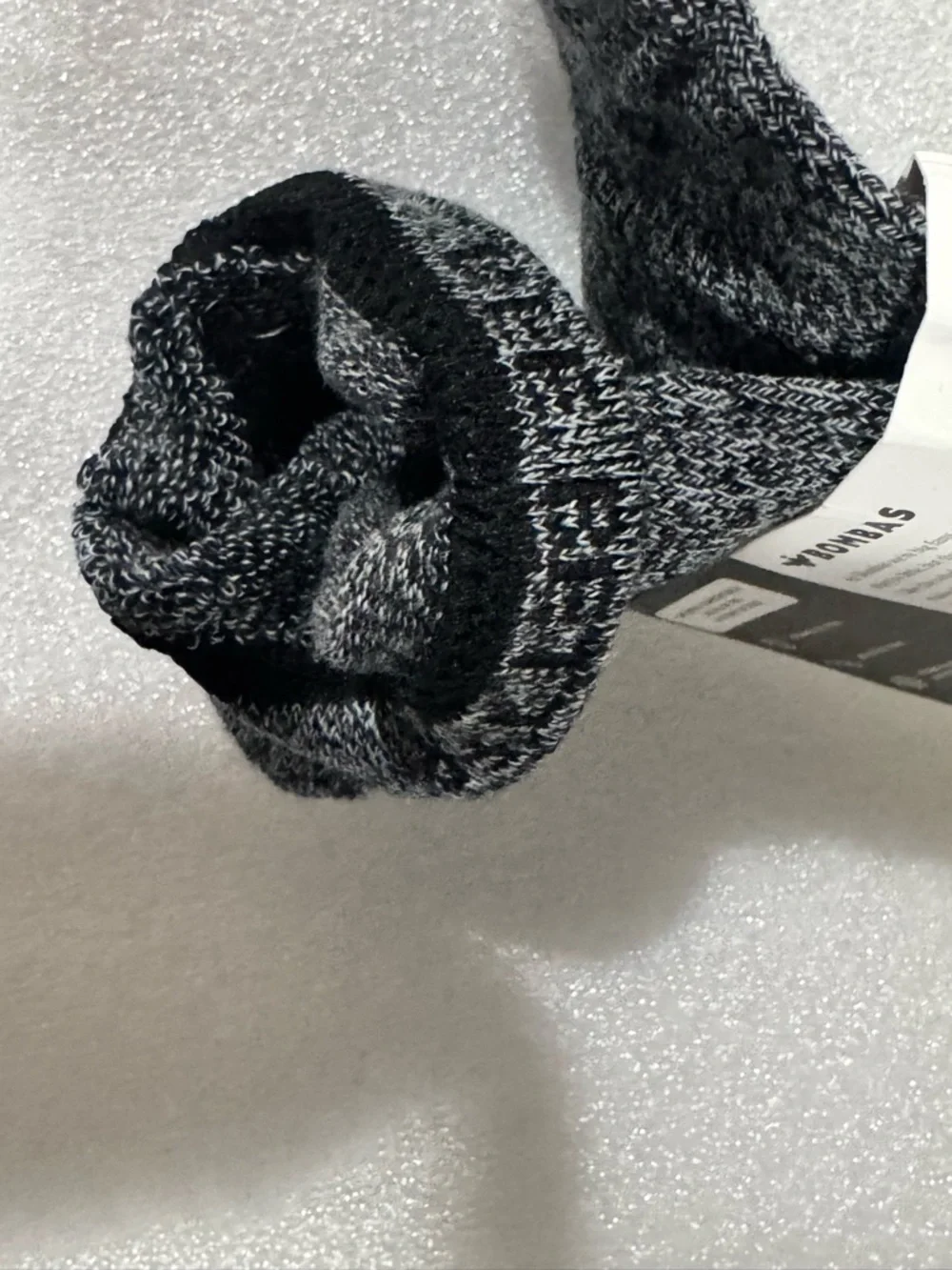 2 Pair Bombas Honeycomb Unisex Ankle Sock Size Large Grey Charcoal